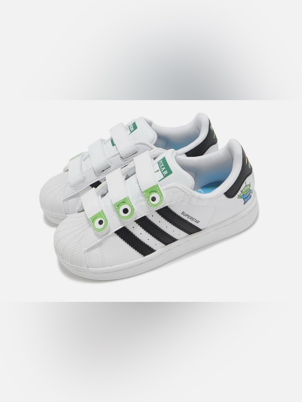 adidas Superstar Toy Story Alien Toddler Boys Size 7, Limited Edition- Sold out